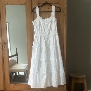 Gap x Doen eyelet midi dress